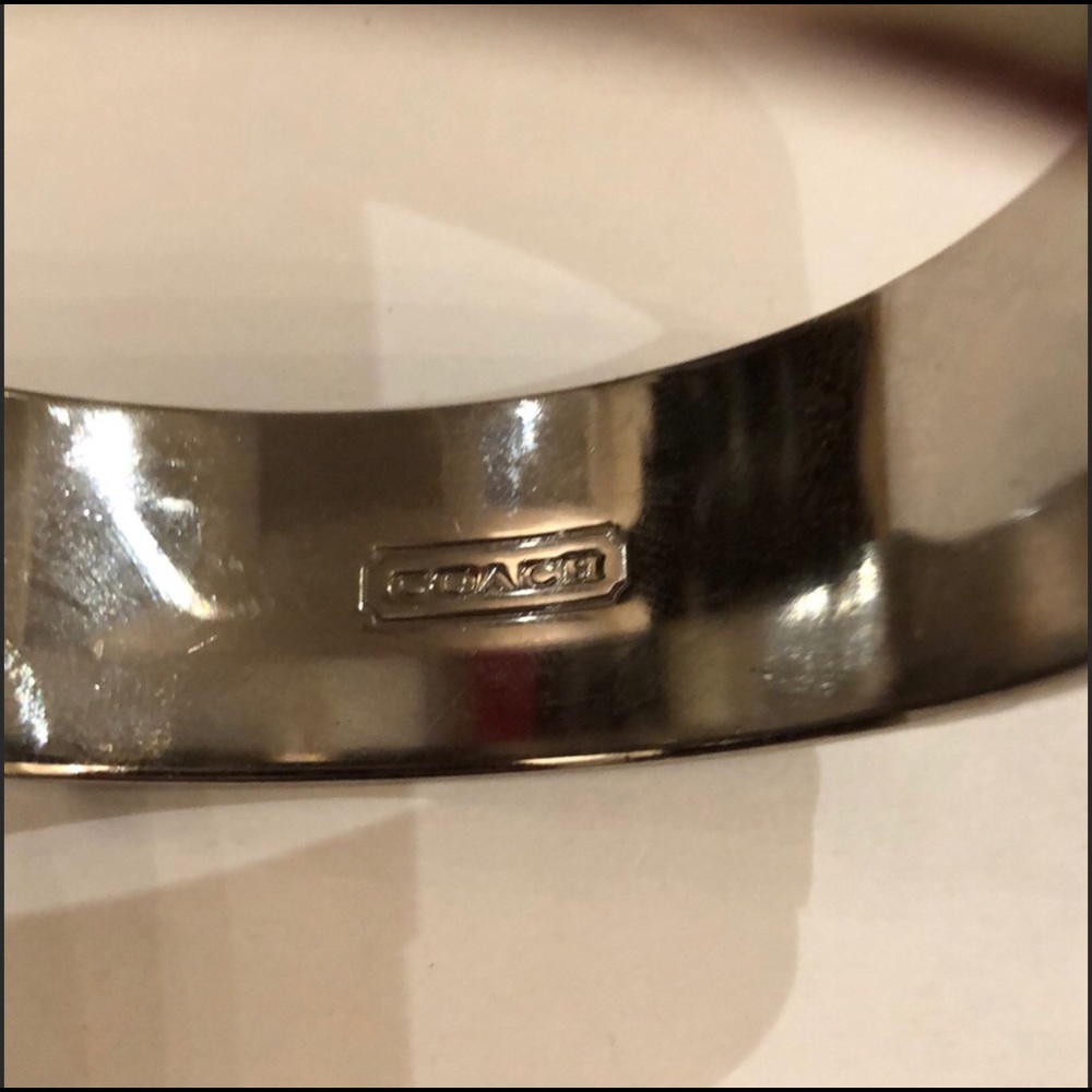 Coach authentic cuff bangle - Picture 8 of 11